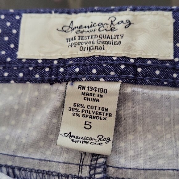 American Rag Women's Polka Dot Shorts (Size 5) - Picture 3 of 3